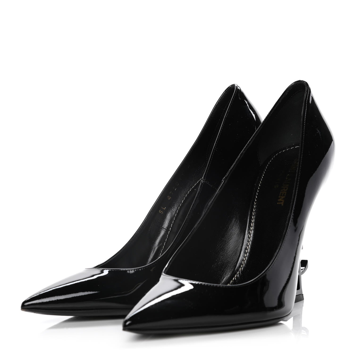 Saint Laurent Patent Opyum 110 Pumps 40 Black 3 of 11