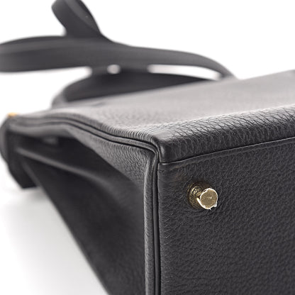 Hermes Togo Kelly Retourne 25 Black 11 of 42