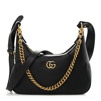 Gucci Goatskin Small Aphrodite Shoulder Bag Black 1 of 13
