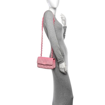 Chanel Shaded Caviar Quilted My Everything Small Flap Pink Light Pink 2 of 12