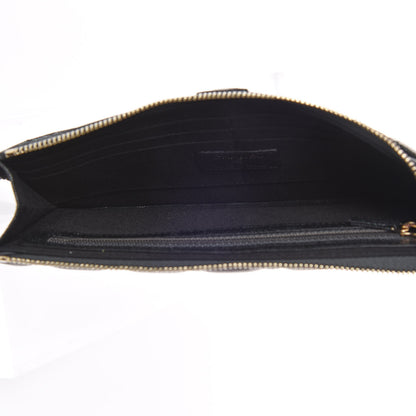 Chanel Iridescent Caviar Quilted Classic Pouch With Handle Black 6 of 9