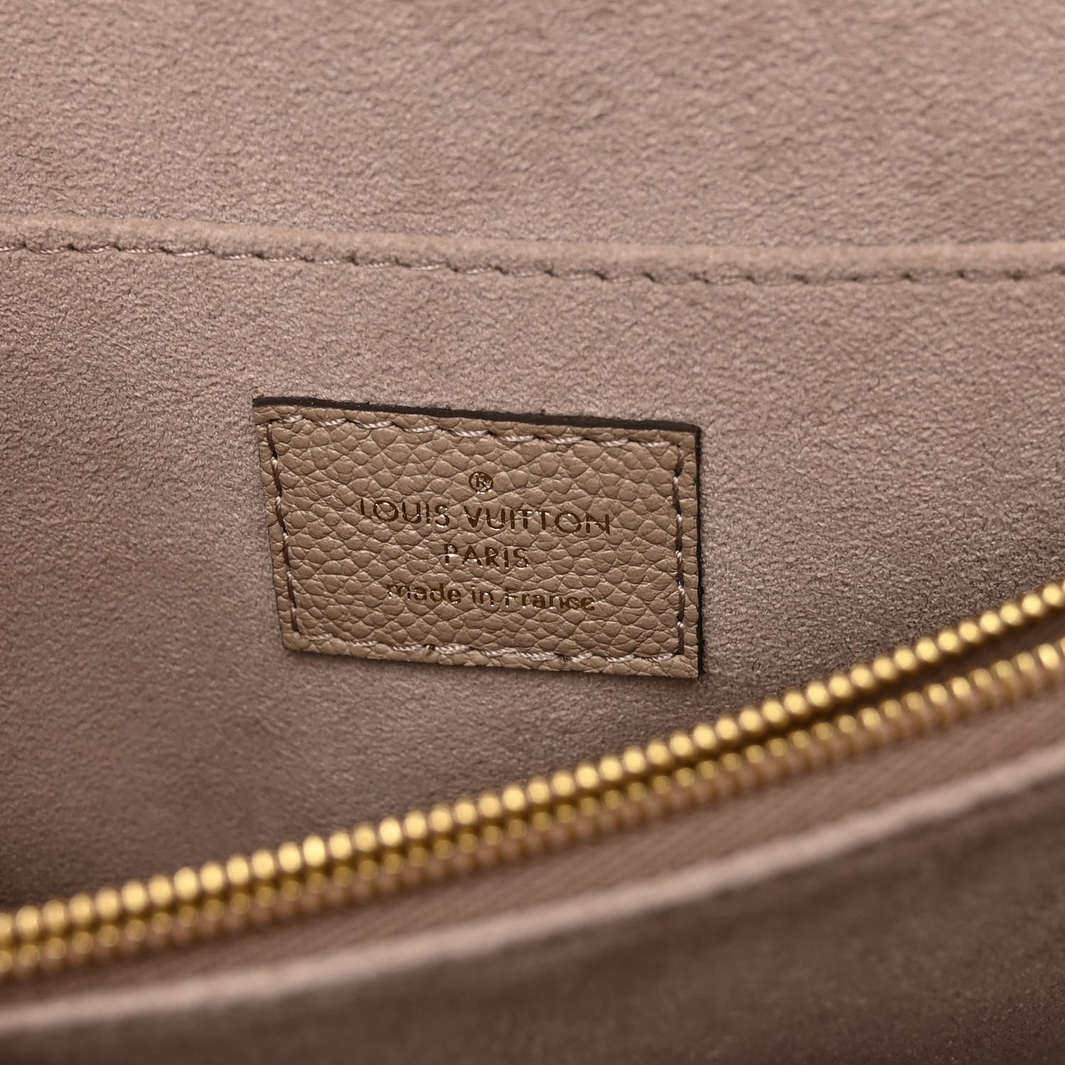 Louis Vuitton Empreinte Monogram Giant Madeleine MM Dove Grey Beige 6 of 10