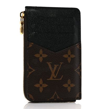 Louis Vuitton Monogram Recto Verso Card Holder Black 3 of 6