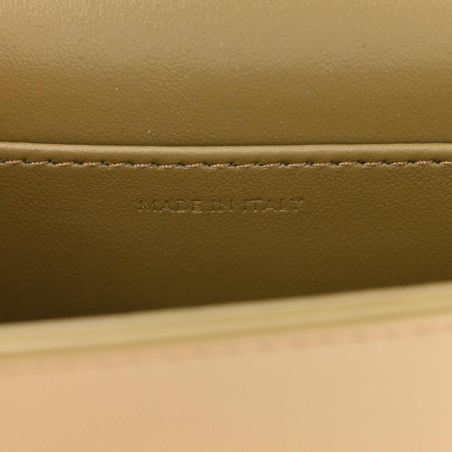 Celine Shiny Calfskin Mini Triomphe Olive 7 of 9