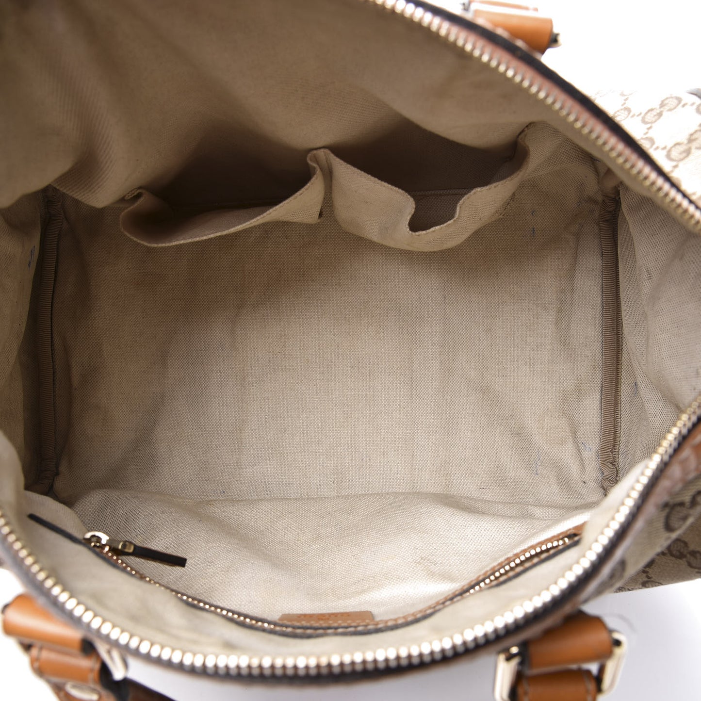 Monogram Vintage Web Medium Boston Tobacco