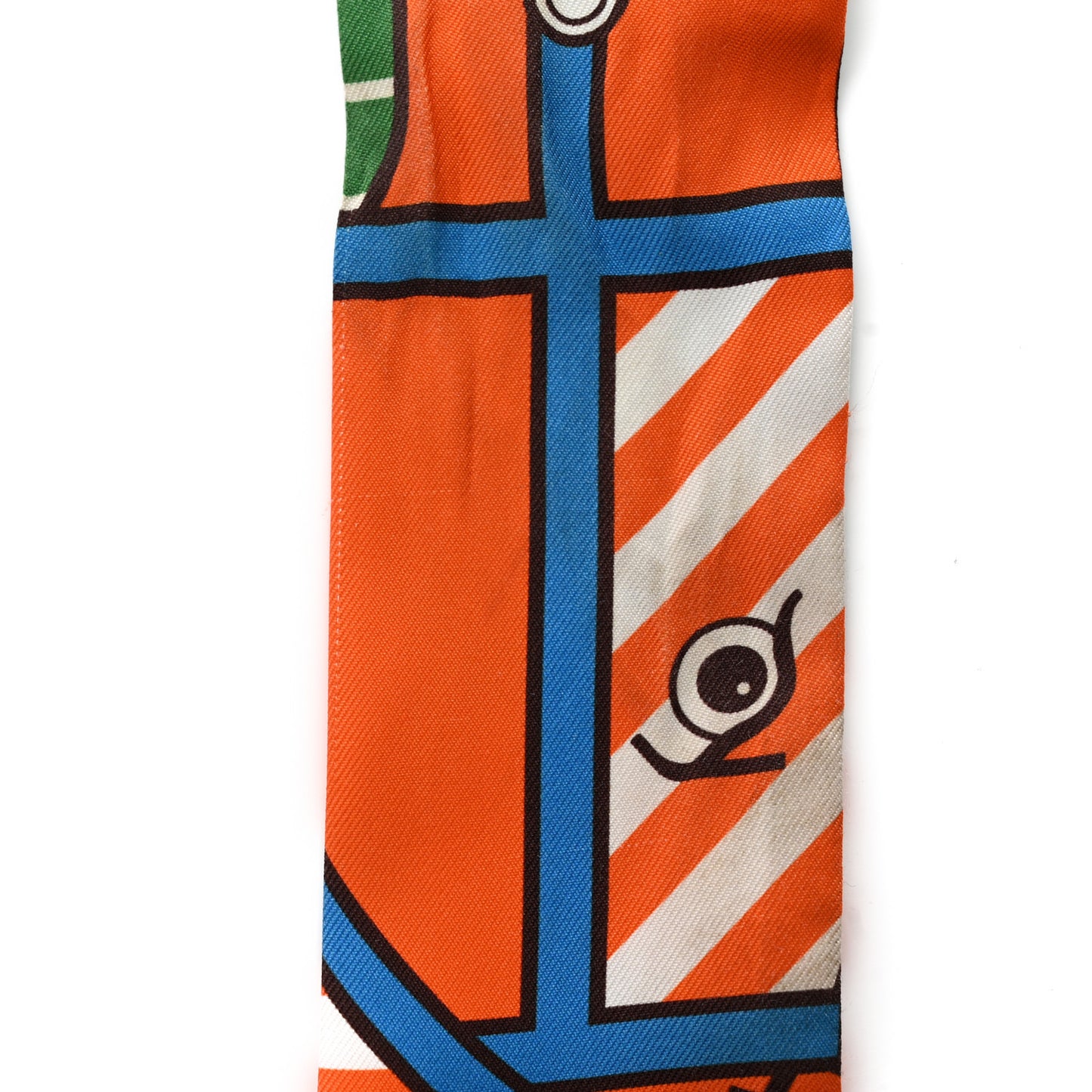 Twilly Scarf Orange Multicolor