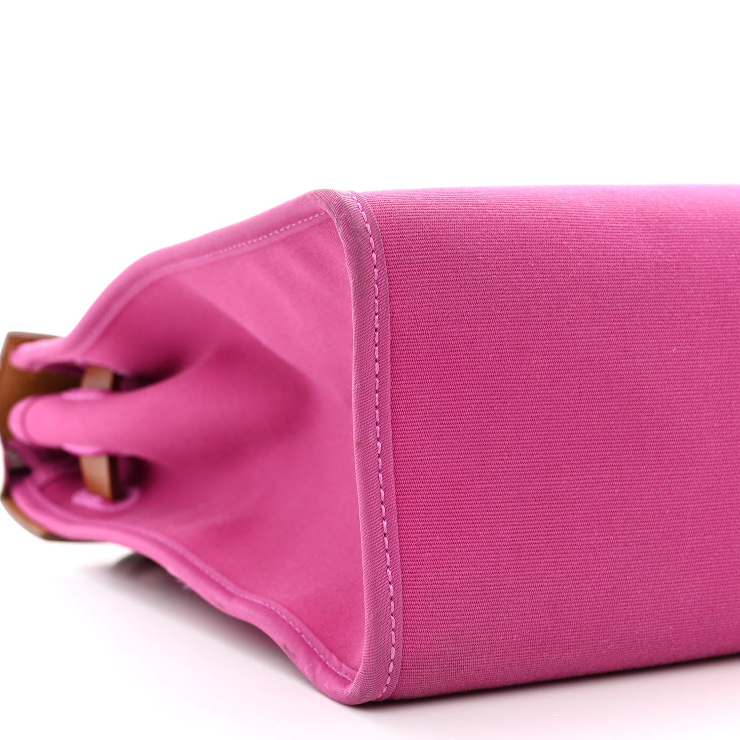 Hermes Toile Militaire Vache Hunter Herbag Zip 31 PM Rose Pourpre Fauve 11 of 17
