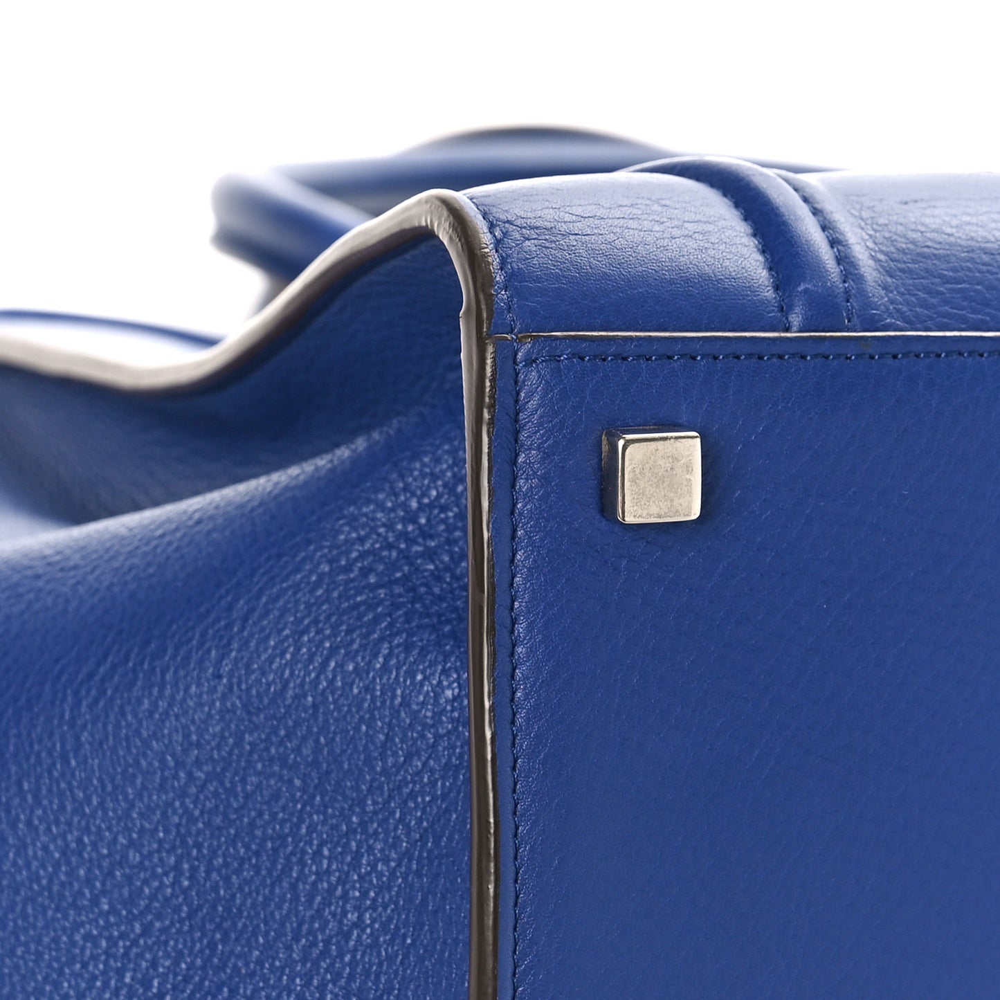 Supple Calfskin Medium Phantom Luggage Indigo