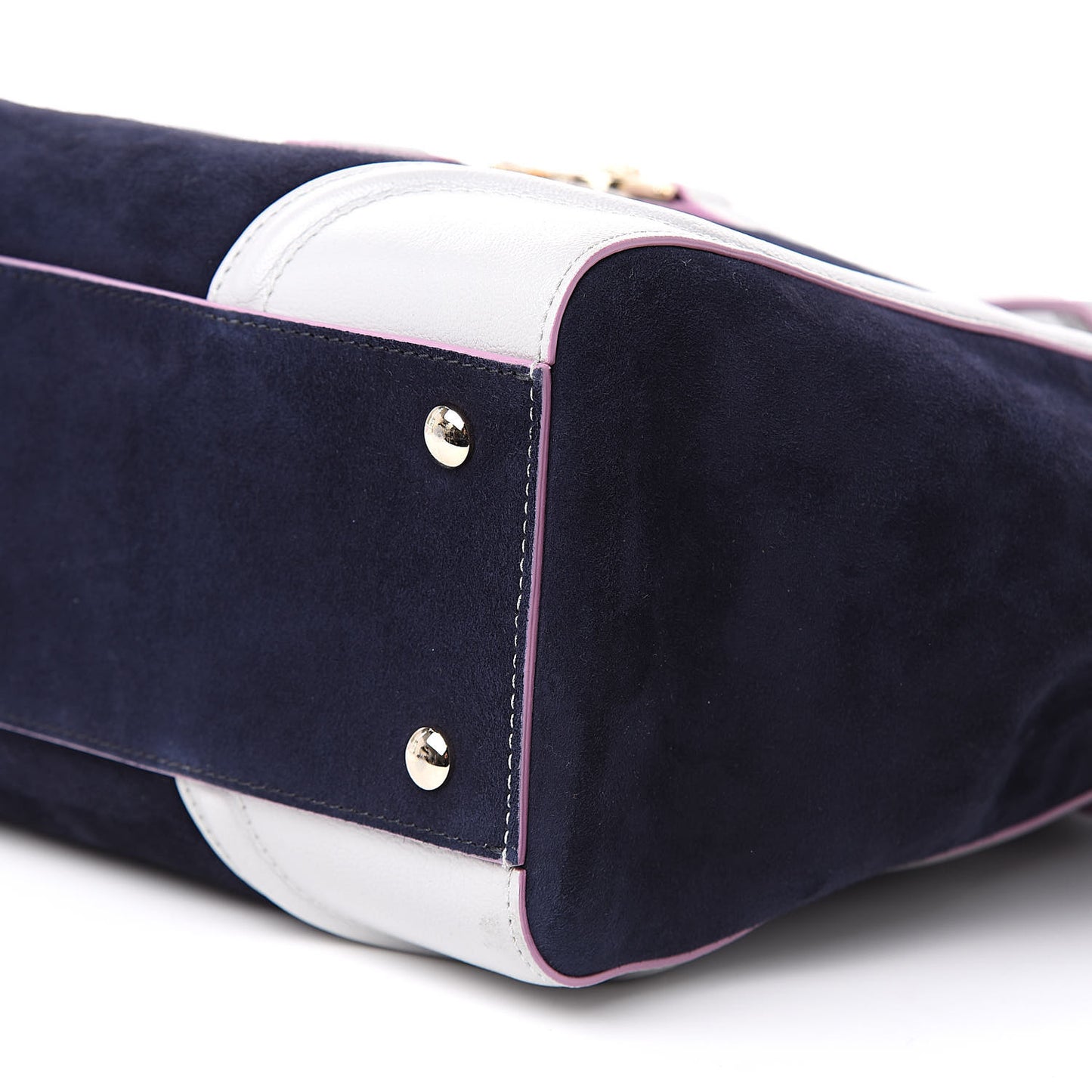 Suede Nappa Goatskin Signature Bag Multicolor