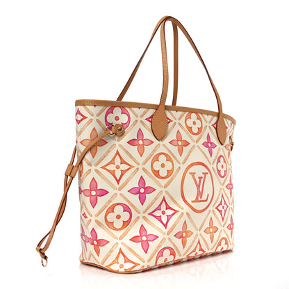 Louis Vuitton Monogram Giant By The Pool 2.0 Neverfull MM Coral 4 of 10
