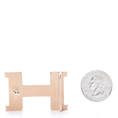 Hermes Guilloche Constance 24mm Belt Buckle Rose Gold 2 of 4