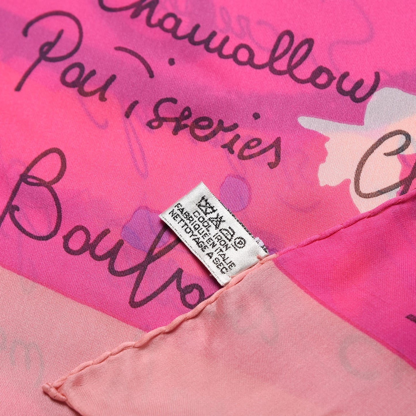 Silk CC Paris Scarf Pink