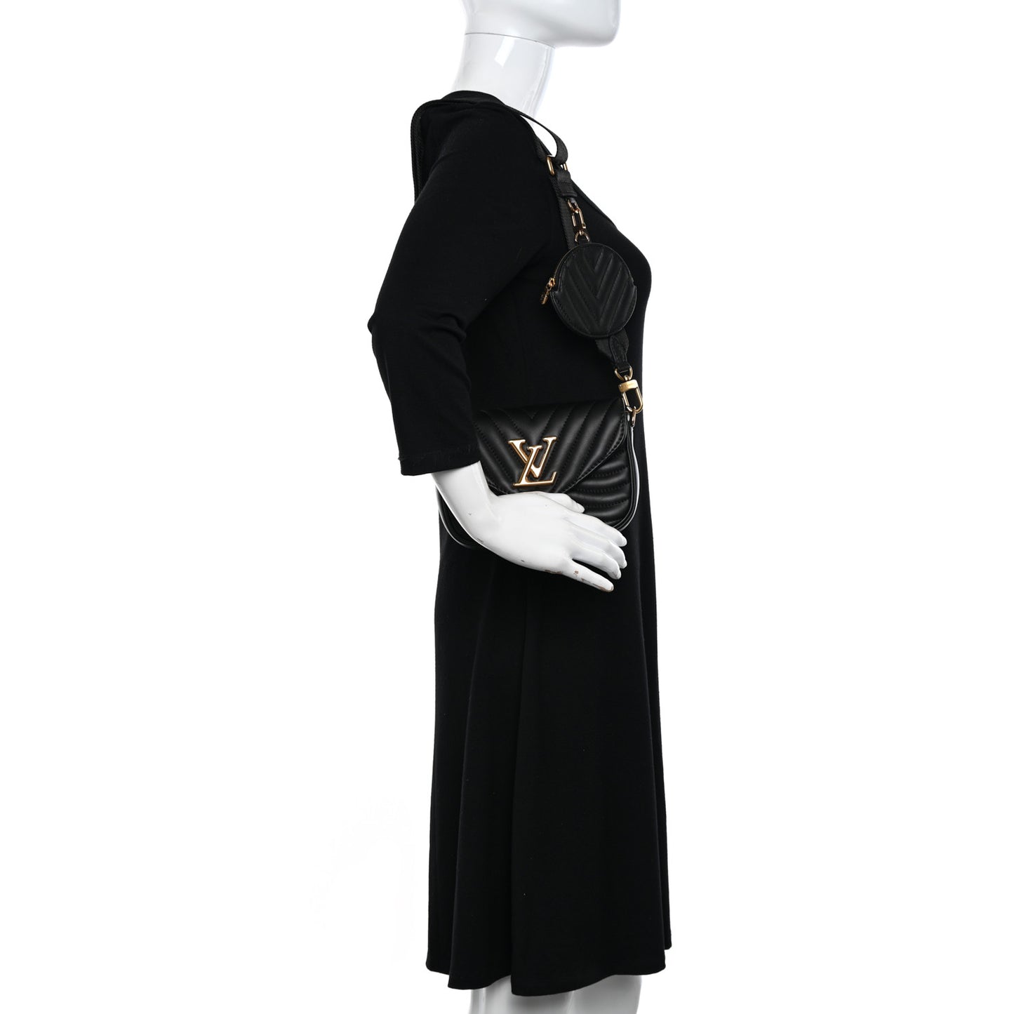 Calfskin New Wave Multi Pochette Black