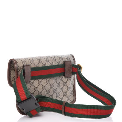 Gucci GG Supreme Monogram Neo Vintage Web Belt Bag Brown 3 of 9