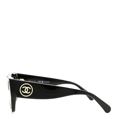 Chanel Acetate Polarized Square Sunglasses 5506 Black 3 of 8