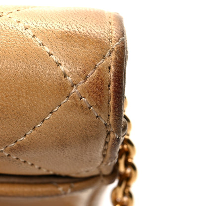 Chanel Lambskin Quilted Mini Flap Beige 16 of 17