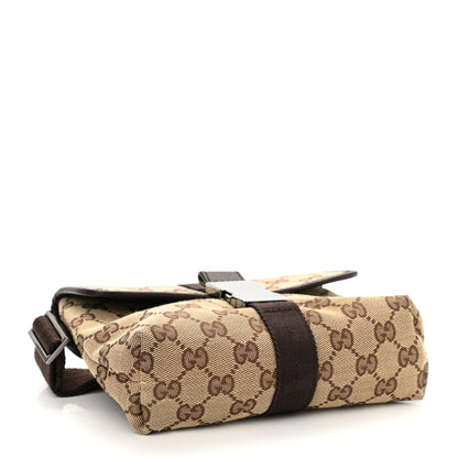 Gucci Monogram Waist Pouch Bag Dark Brown 4 of 9