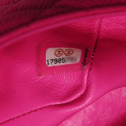 Chanel Iridescent Caviar Quilted Mini Square Flap Hot Pink 8 of 8