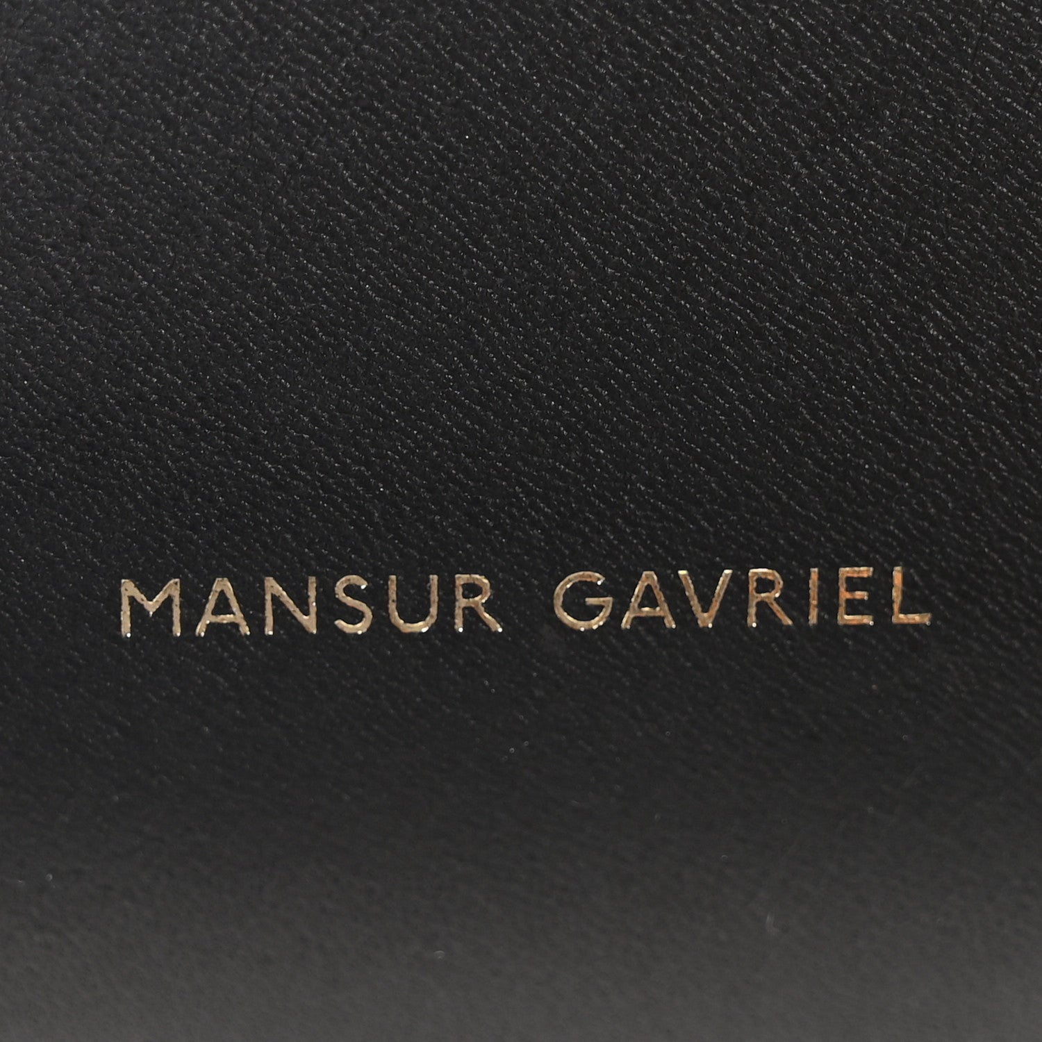 Mansur Gavriel Calfskin Mini Bucket Bag Black Royal Blu 6 of 10