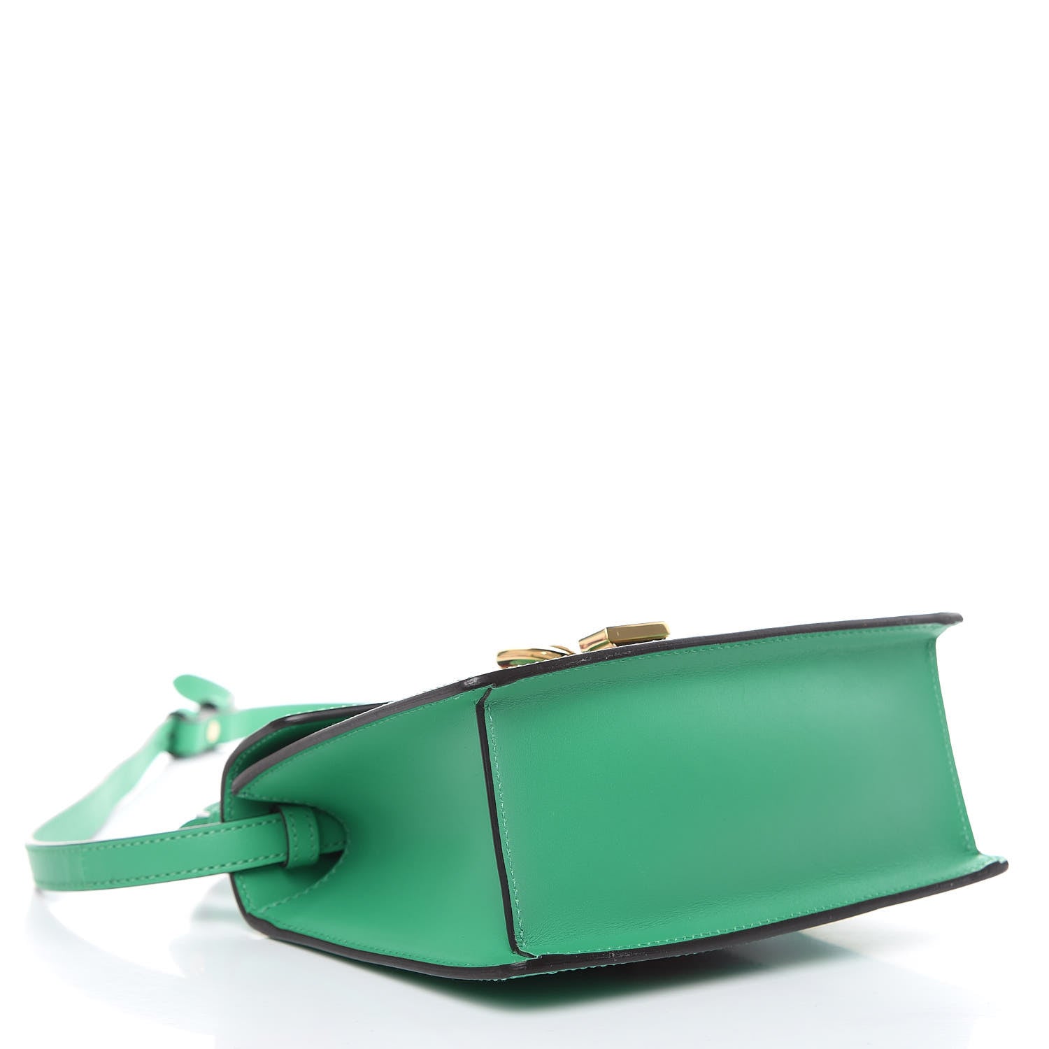 Gucci Vitello Fontanella Web Mini Sylvie Top Handle Bag Synthetic Green Garden 4 of 10