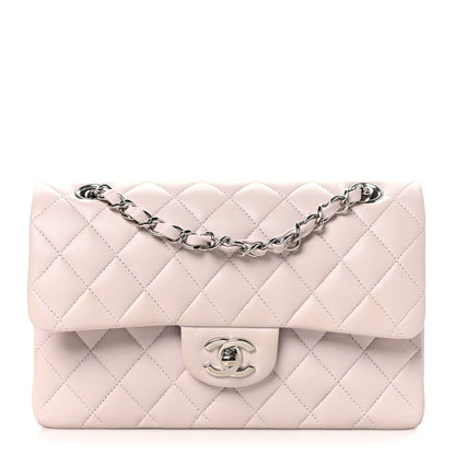 Chanel Lambskin Quilted Small Double Flap Light Pink 1 of 10