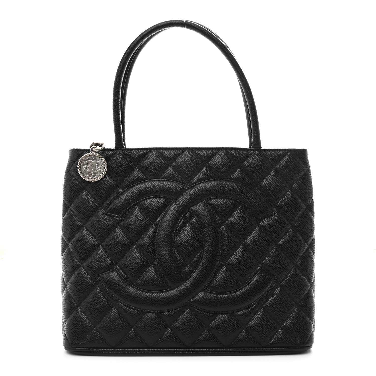 Chanel Caviar Quilted Medallion Tote Black 1 of 10