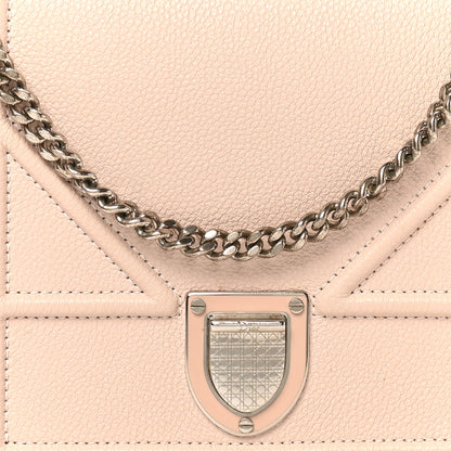 Christian Dior Grained Calfskin Diorama Wallet on Chain Pouch Rose Poudre 7 of 9