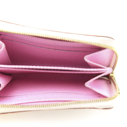 Louis Vuitton Monogram Multicolor Zippy Coin Purse Wallet White Litchi 5 of 9