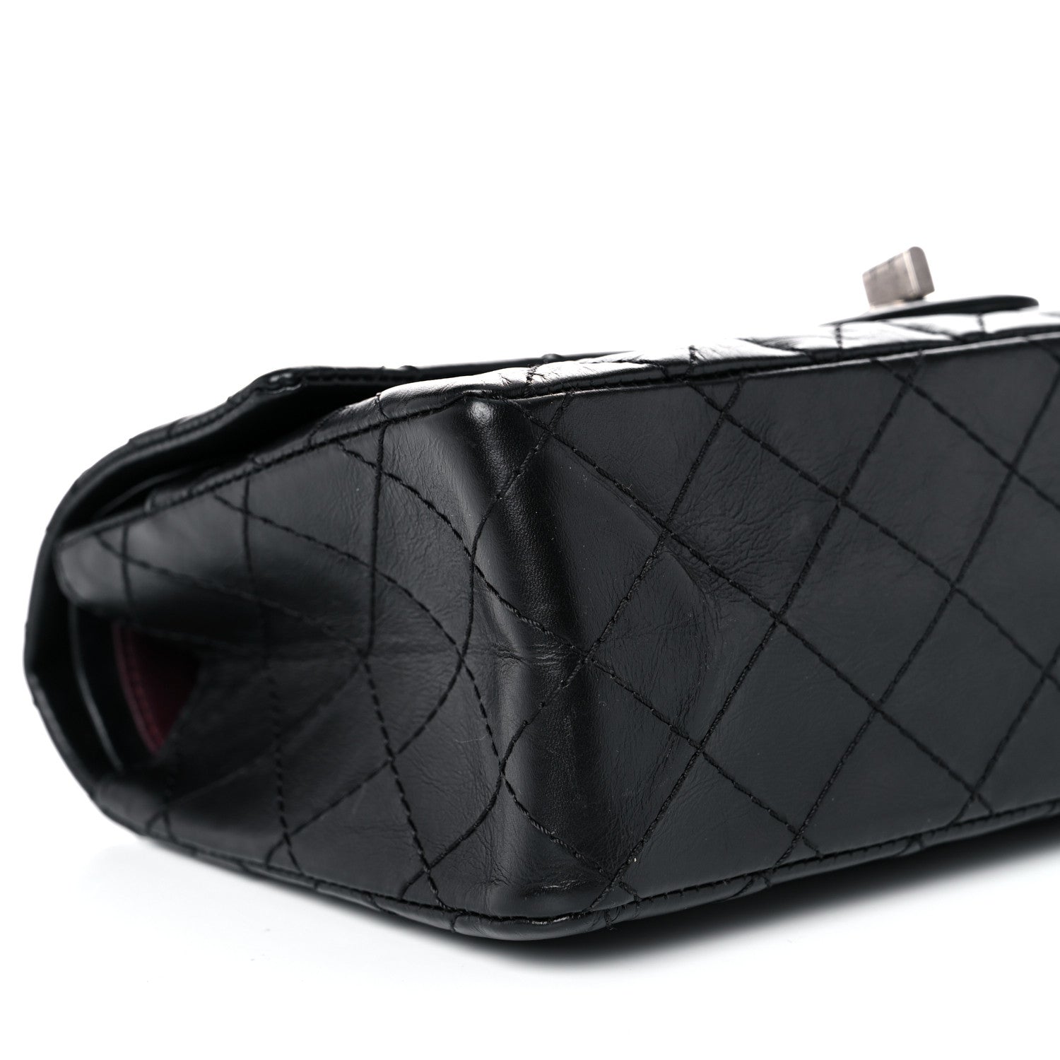 Chanel Aged Calfskin Quilted 2.55 Reissue 225 Flap Black 8 of 11
