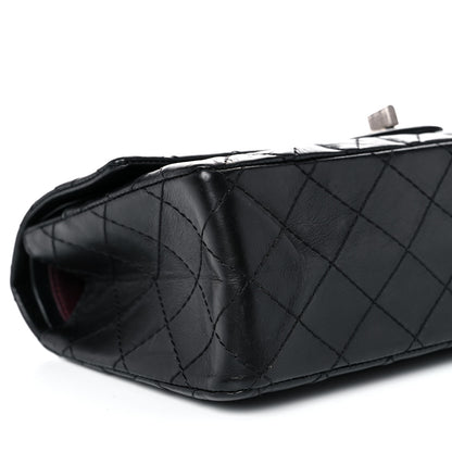 Chanel Aged Calfskin Quilted 2.55 Reissue 225 Flap Black 8 of 11