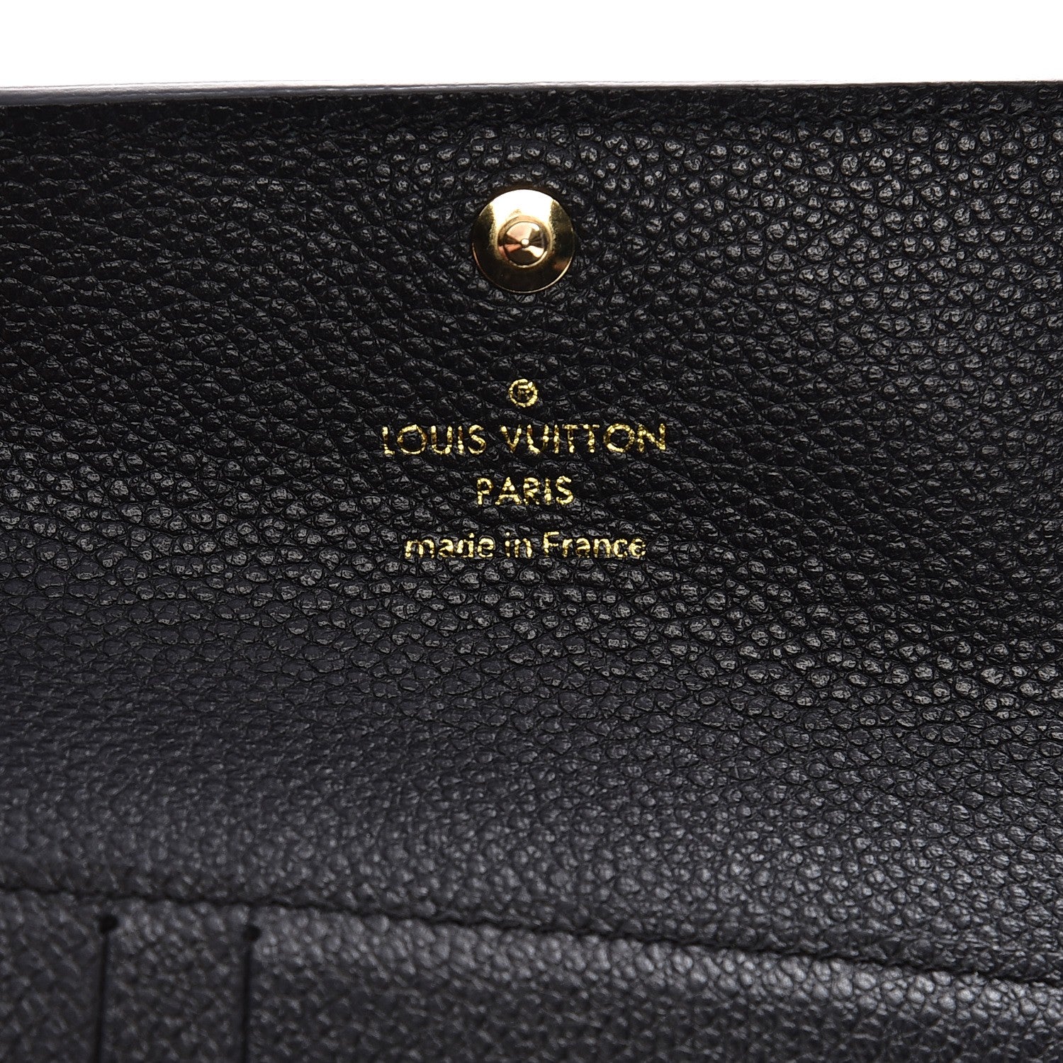 Louis Vuitton Empreinte Pont-Neuf Compact Wallet Black 6 of 7
