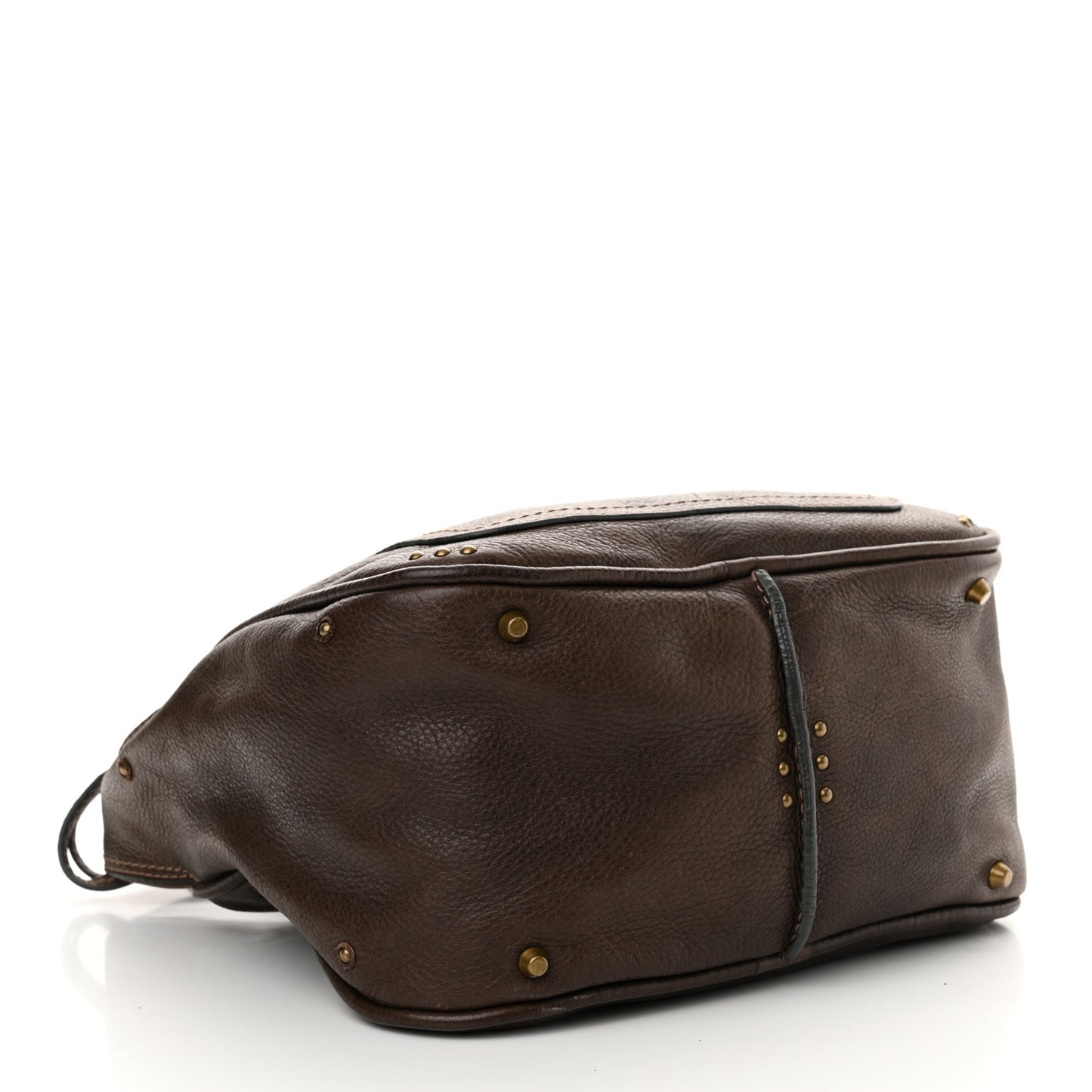 Calfskin Small Paddington Hobo Brown