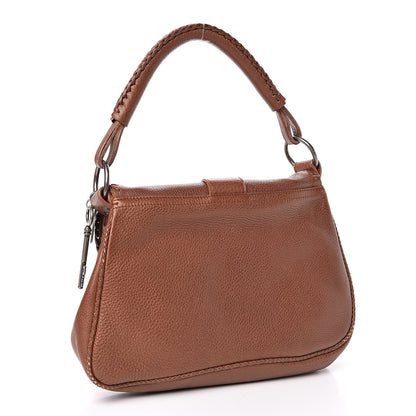 Christian Dior Calfskin Braided Gaucho Double Saddle Bag Brown 3 of 23