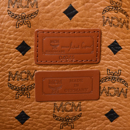 MCM Visetos Shoulder Bag Cognac 6 of 10