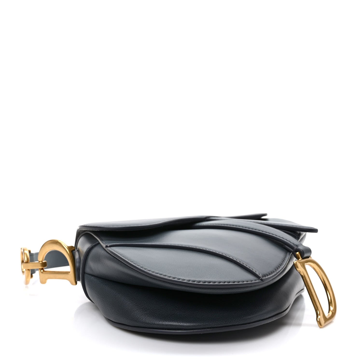 Christian Dior Gradient Calfskin Saddle Bag Gris 4 of 9