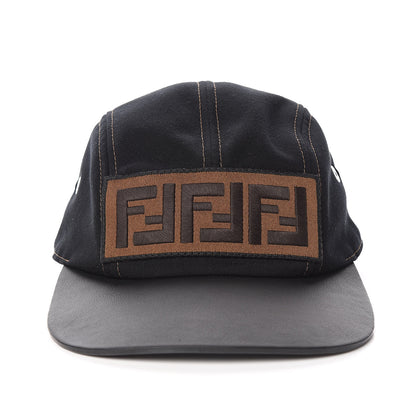 Fendi Canvas Vitello FF Baseball Hat Black 3 of 10