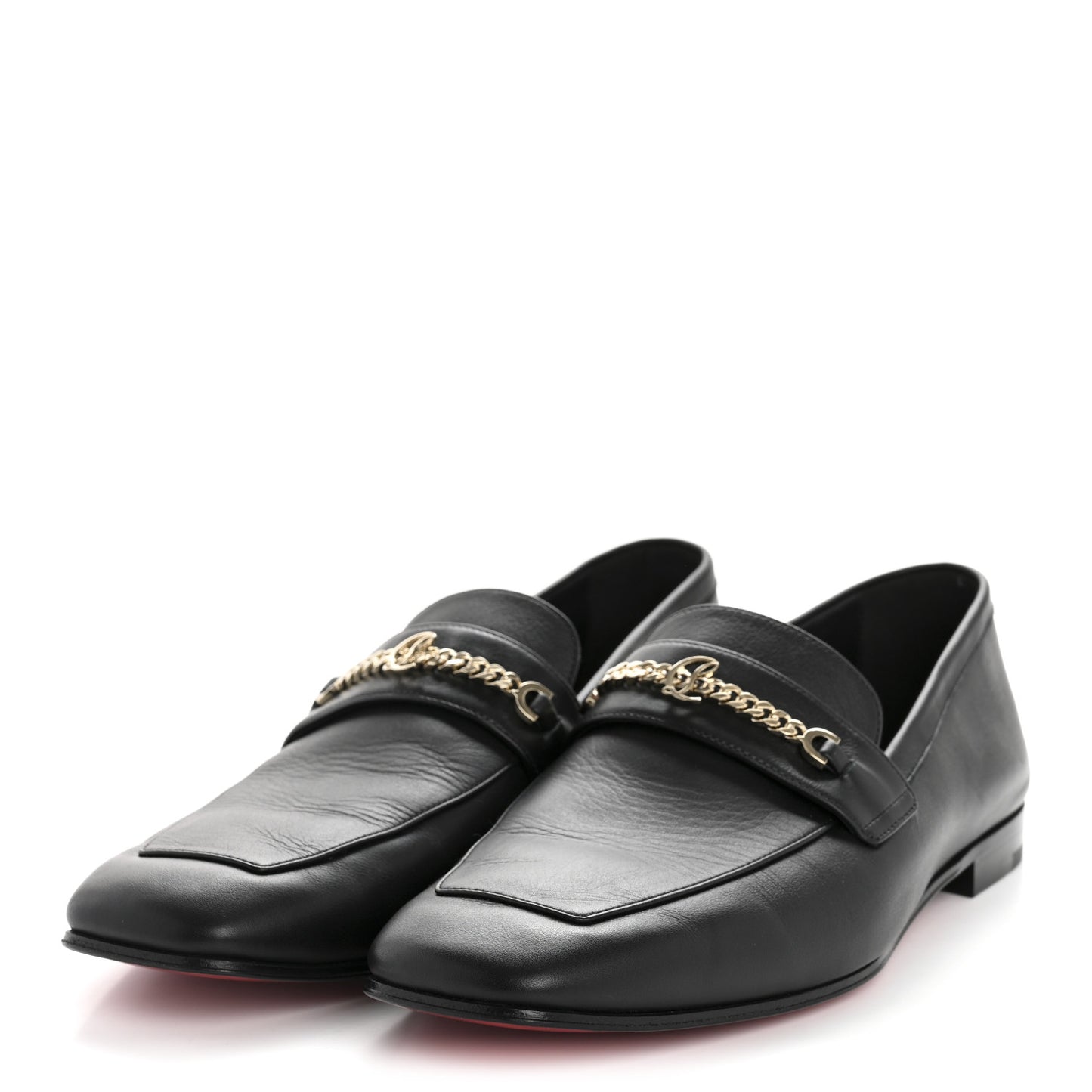 Calf Glove Womens MJ Mock Flat Loafers 39 Black