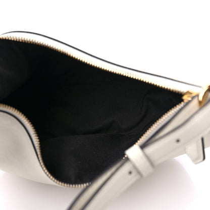 Fendi Vitello Grace Matte Small Fendigraphy Hobo Bag White Ice 5 of 10