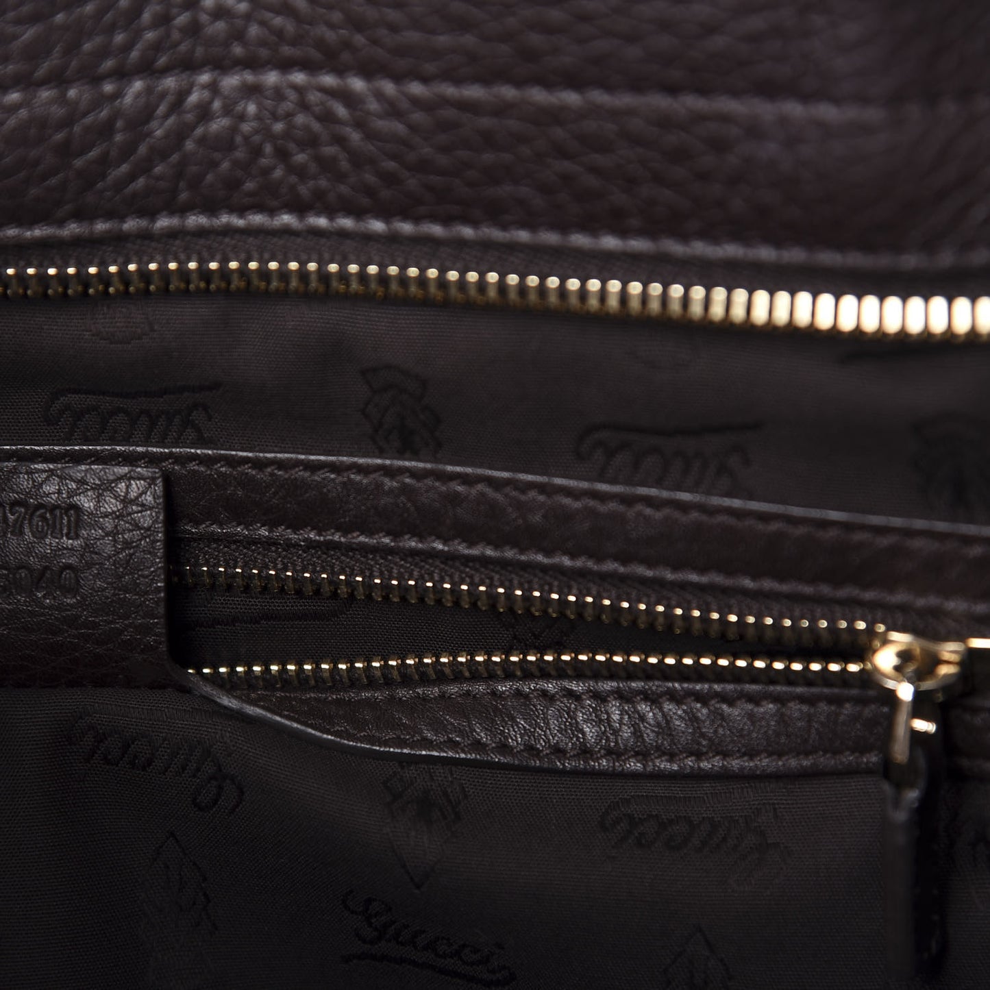Calfskin Horsebit Web Dark Brown