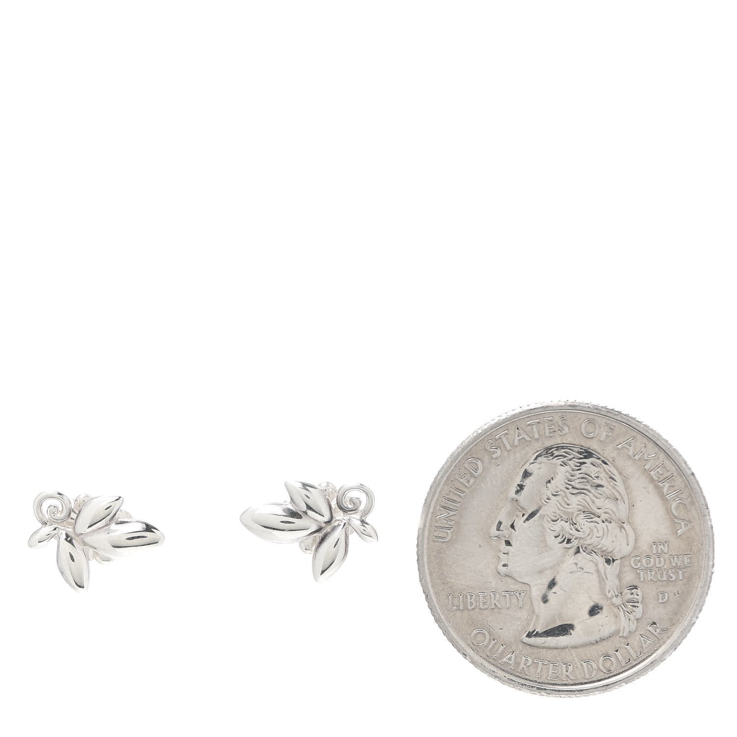 Sterling Silver Paloma Picasso Olive Leaf Earrings