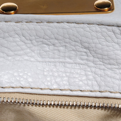 Chloe Leather Medium Paddington White 10 of 10
