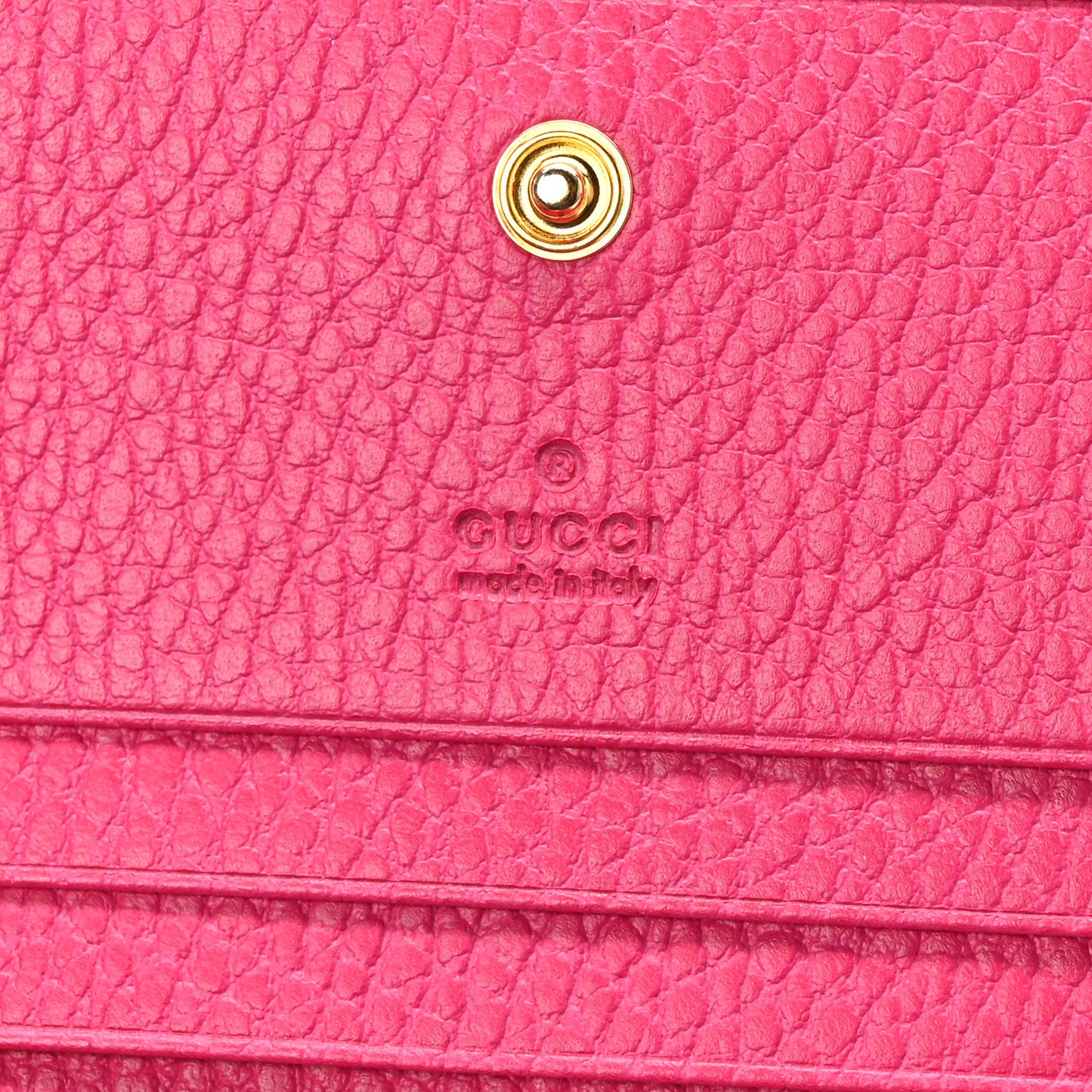 Dollar Calfskin GG Marmont Card Case Box Pink