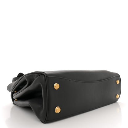Balenciaga Natural Smooth Calfskin Medium Rodeo Top Handle Handbag Black 4 of 12