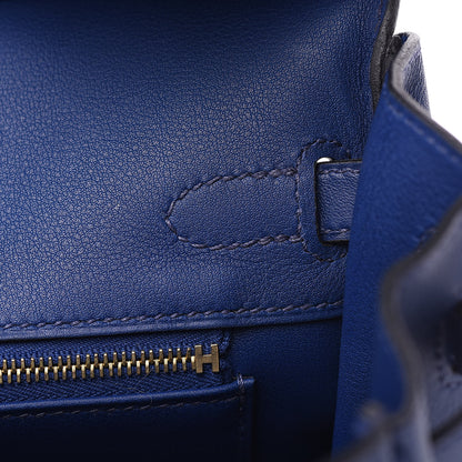 Hermes Swift Birkin 25 Bleu Saphir 18 of 30