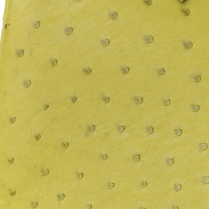 Hermes Ostrich Birkin 30 Vert Anis 12 of 12