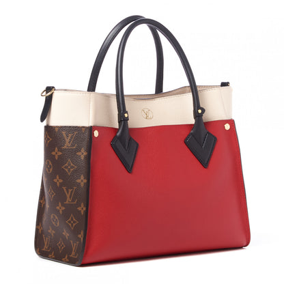 Louis Vuitton Calfskin Monogram On My Side Pirate Red 2 of 10