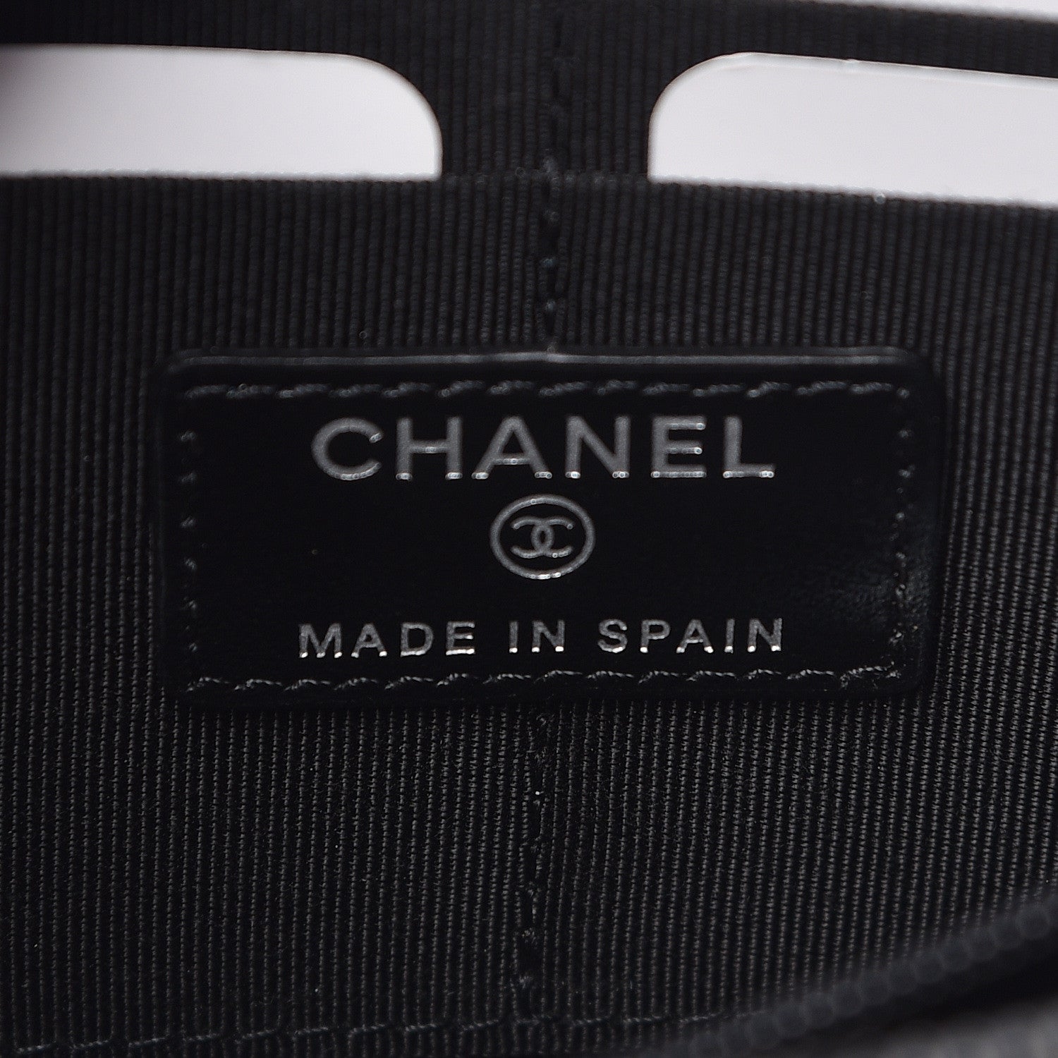 Chanel Aged Calfskin Quilted 2.55 Reissue Pouch With Chain Handle So Black 6 of 11