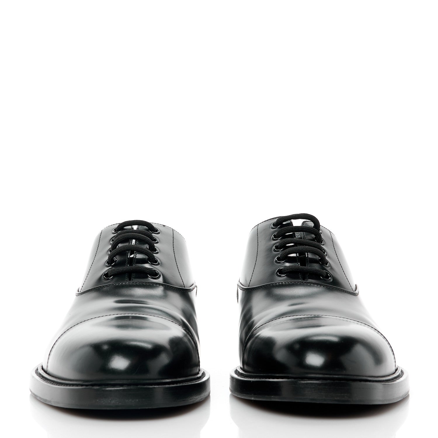 Louis Vuitton Calfskin Mens Vendome Richelieu 9.5 Black 2 of 10