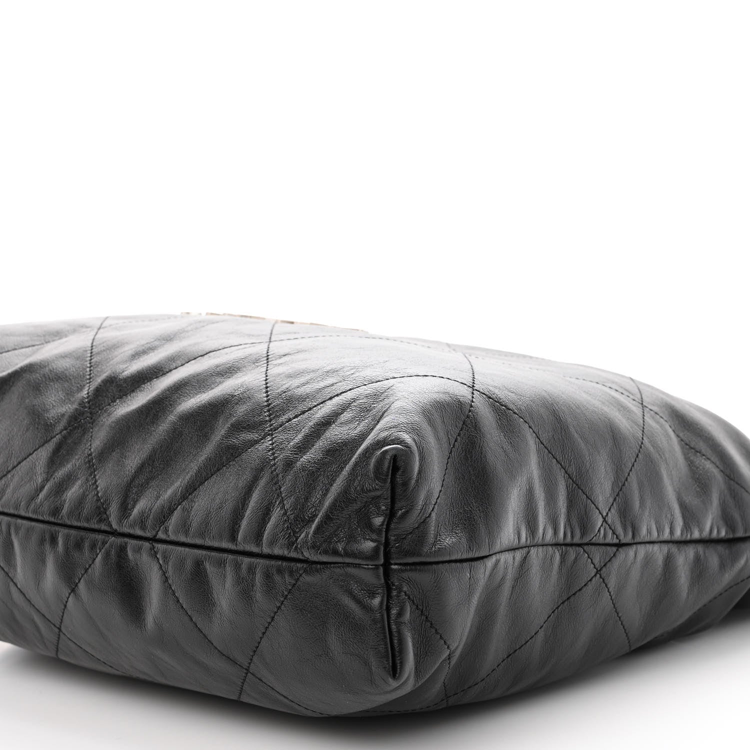 Chanel Shiny Calfskin Quilted Chanel 22 Black 10 of 10