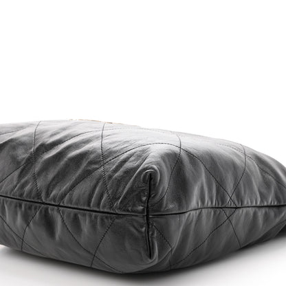 Chanel Shiny Calfskin Quilted Chanel 22 Black 10 of 10
